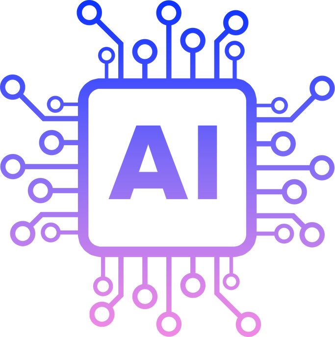 Ai, artificial Outline, artificial intelligence vector icon on transparent background. Outline Ai, artificial vector, Ai icon vector